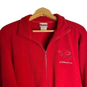 Walt Disney World Unisex Full Zip Fleece Jacket Size M